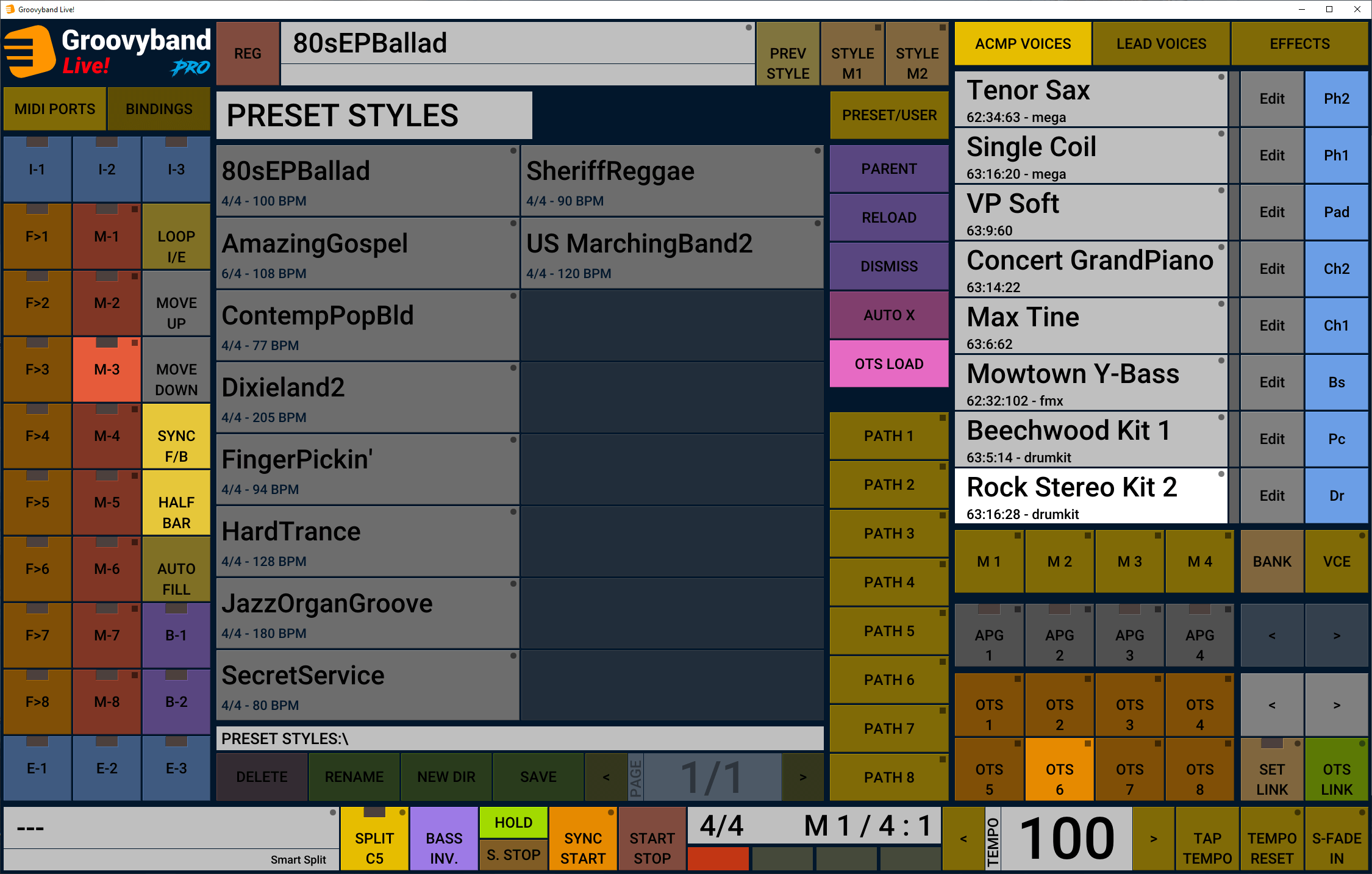 Screenshot: splash screen